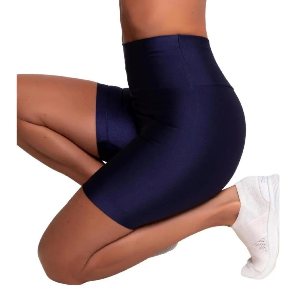 Satin Touch Sculpt Short - Navy