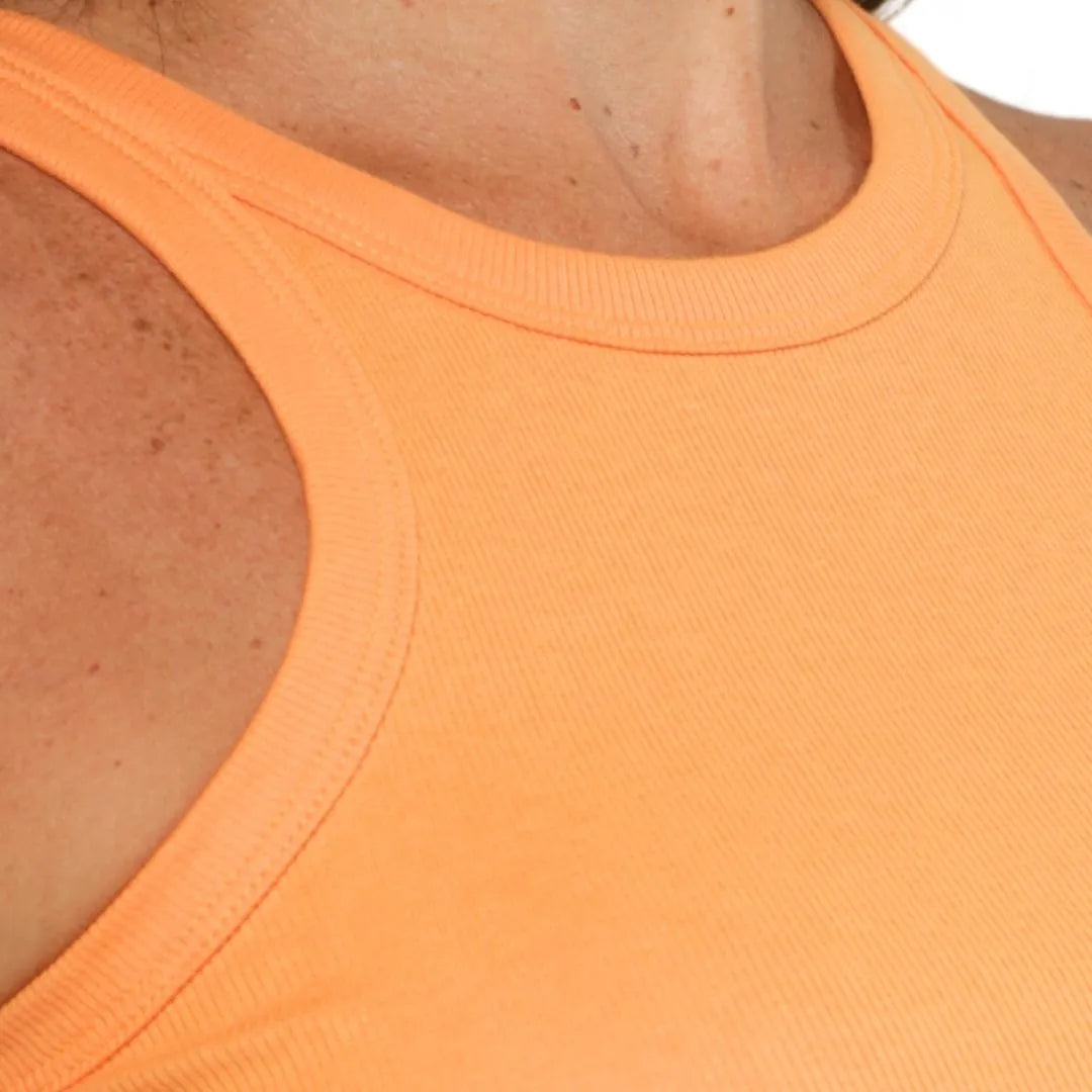 High-Neck Ribbed - Mango