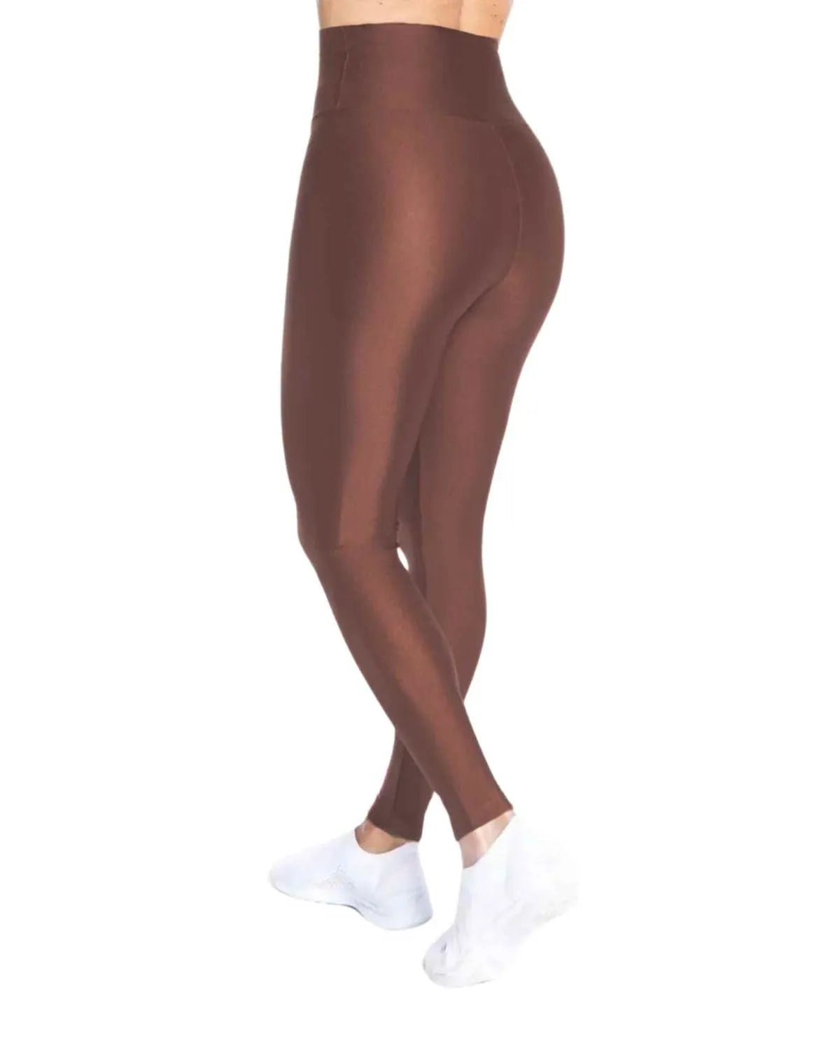 Satin High-Waist Sculpt - Cookie