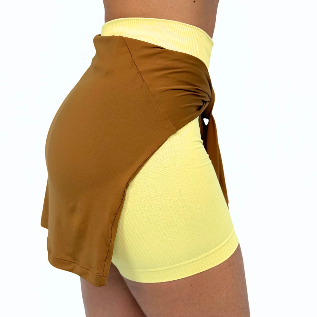 Cropped Wrap Top – Dual-Wear Design