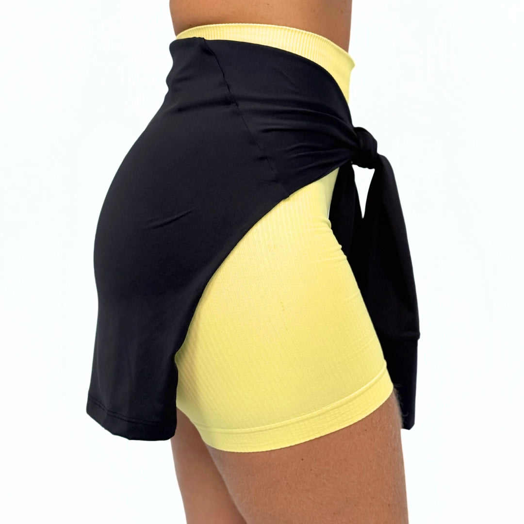 Cropped Wrap Top – Dual-Wear Design
