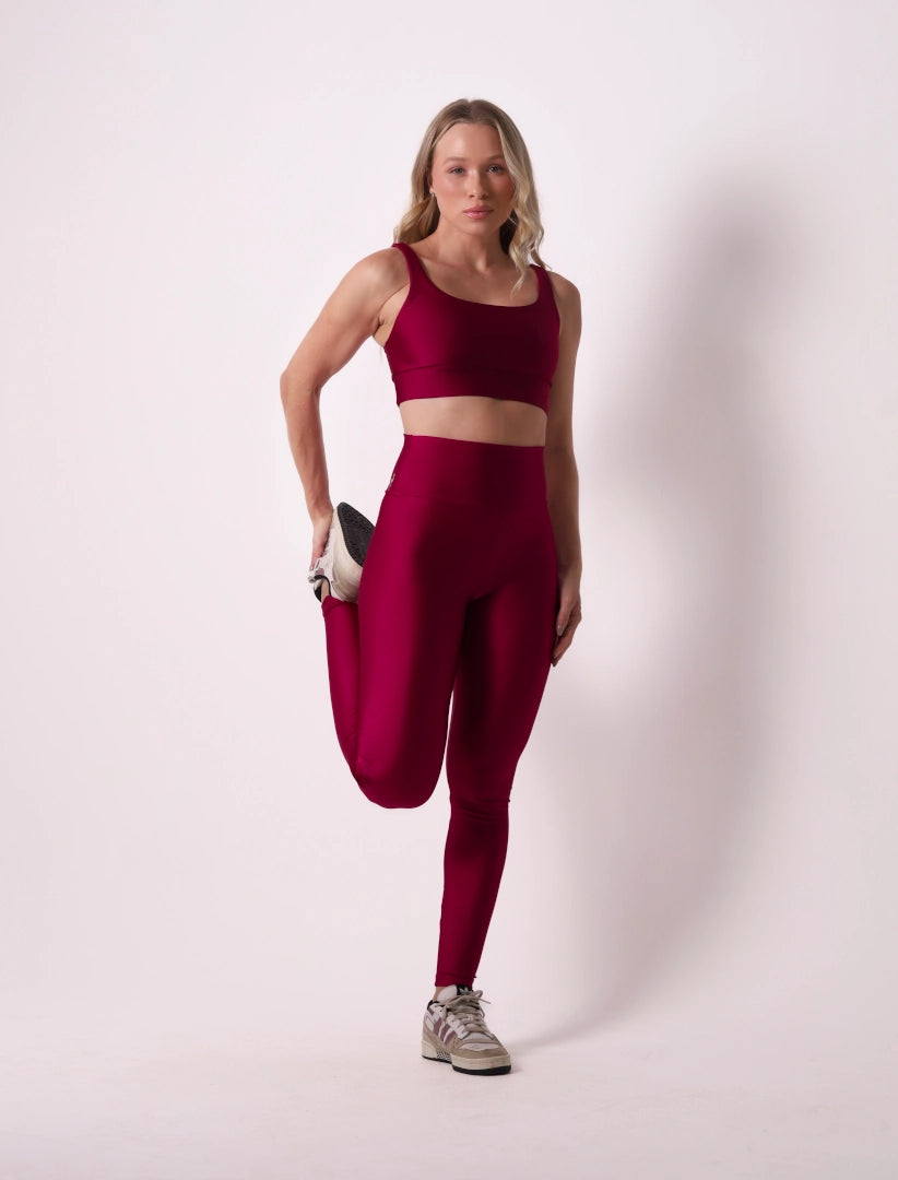 Satin Touch Sculpt Legging - Desejo