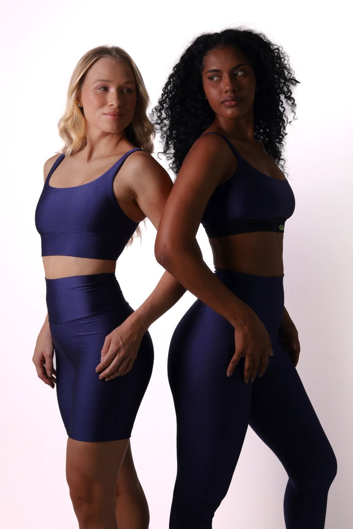 Satin Touch Sculpt Short - Navy