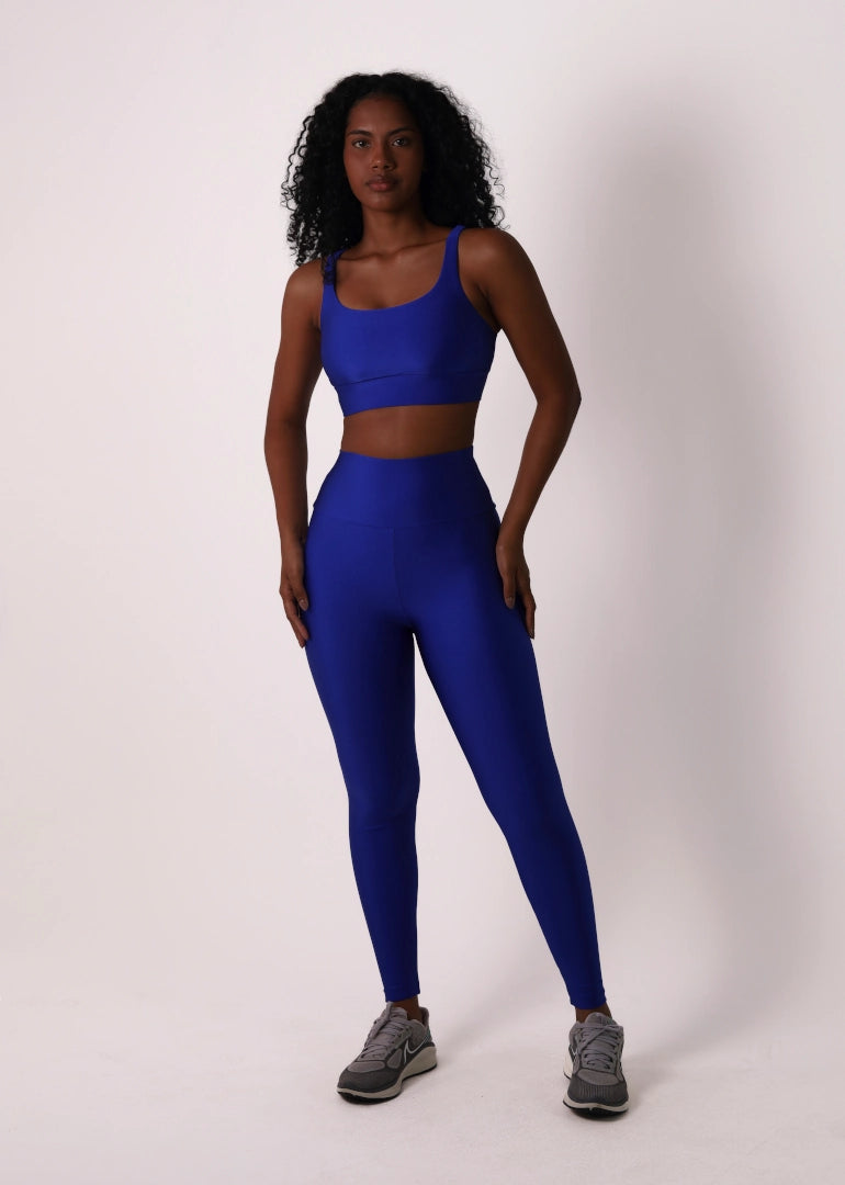 Satin Touch Sculpt Legging - Royal