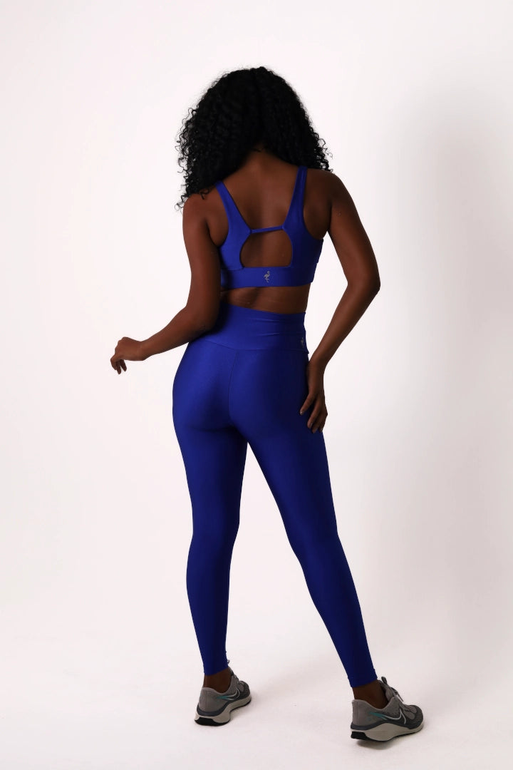 Satin Touch Sculpt Legging - Royal