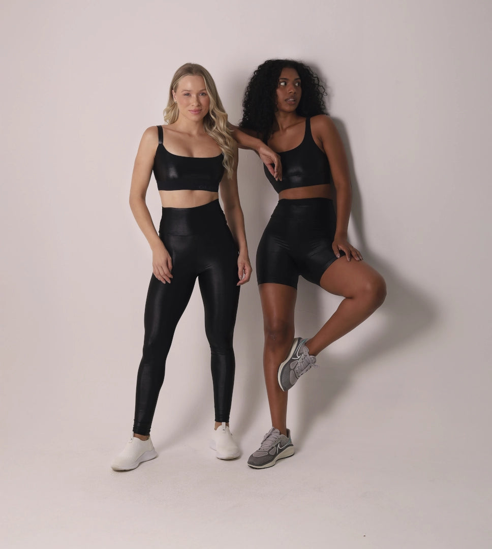 Satin Touch Sculpt Legging - Cirrê Black