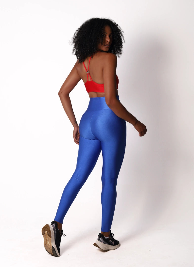 Satin Touch Sculpt Legging - Ocean