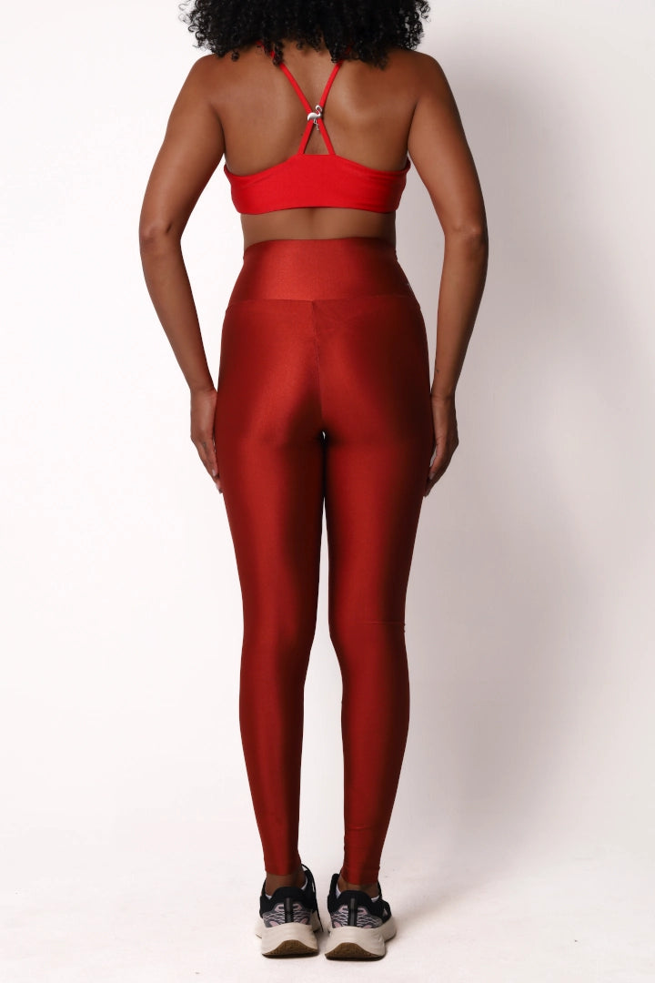 Satin High-Waist Sculpt - Liquor