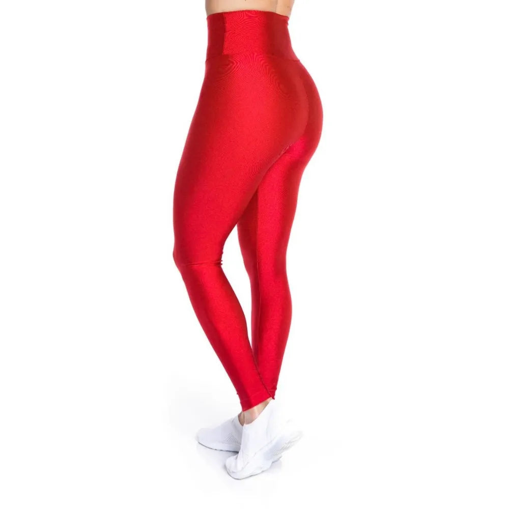 Satin High-Waist Sculpt - Tomato