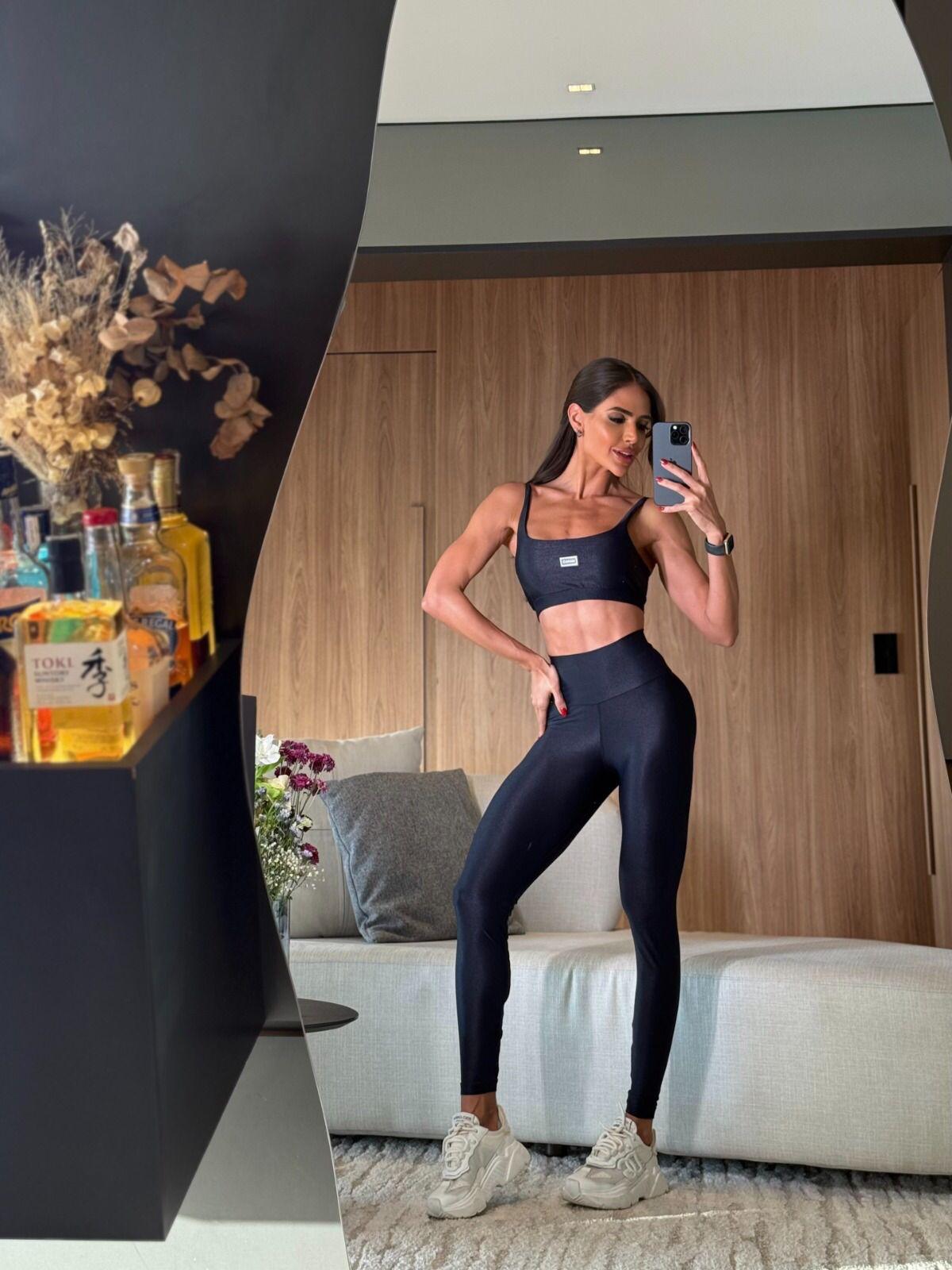 Black Rib Contour Set - Black