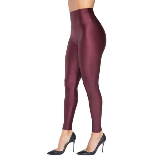 Satin High-Waist Sculpt - Barolo