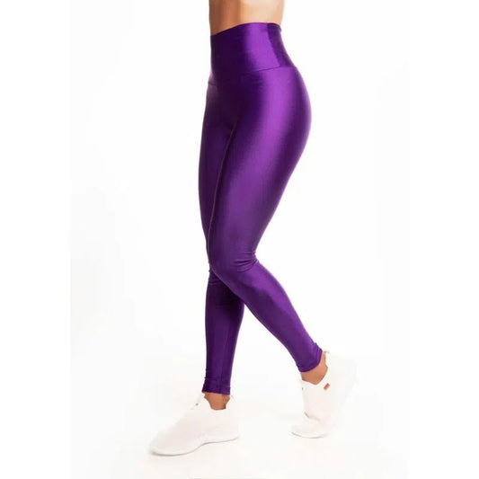 Satin High-Waist Sculpt - Ipê Roxo