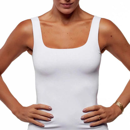 Seamless Tank - White