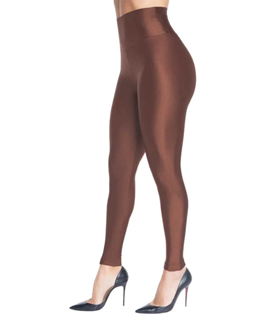 Satin High-Waist Sculpt - Cookie
