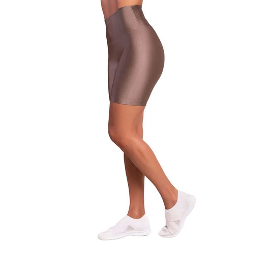 Satin Touch Sculpt Short - Castanho
