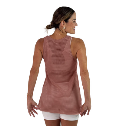 Mesh Tank Top - Rosa Seco
