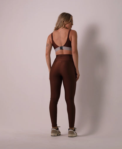 Satin Touch Sculpt Legging - Cookie