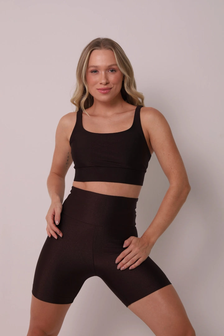 Satin Touch Sculpt Short - Café