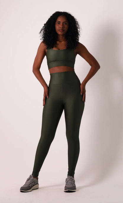 Satin High-Waist Sculpt - Croco