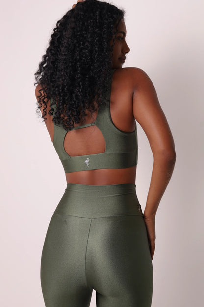 Satin High-Waist Sculpt - Croco