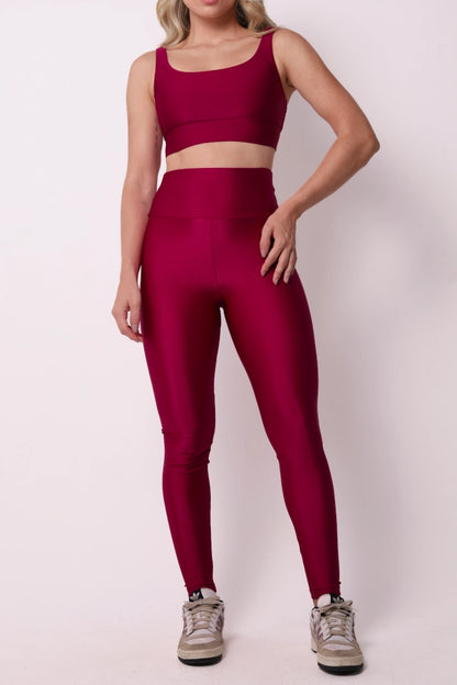 Satin Touch Sculpt Legging - Desejo