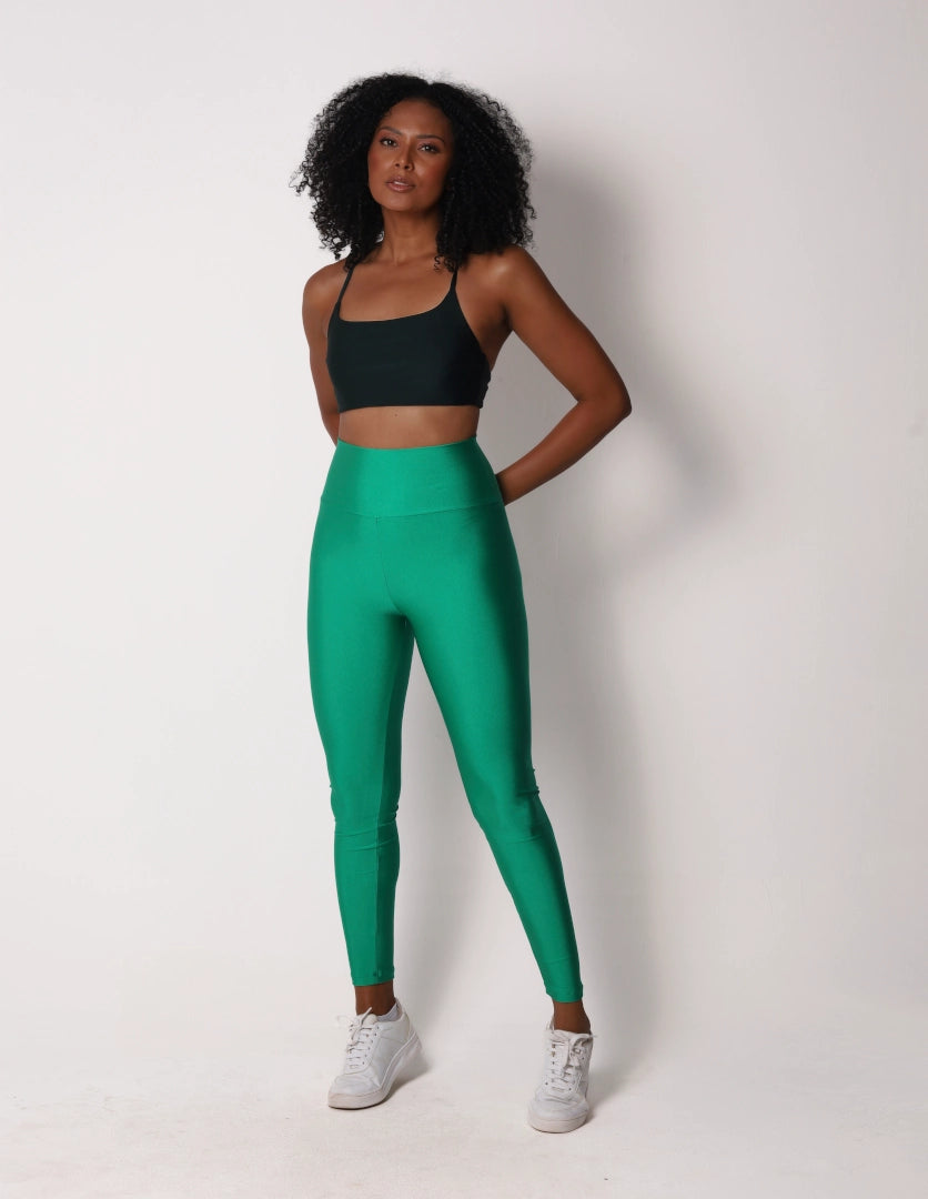 Satin Touch Sculpt Legging - Verde Bandeira