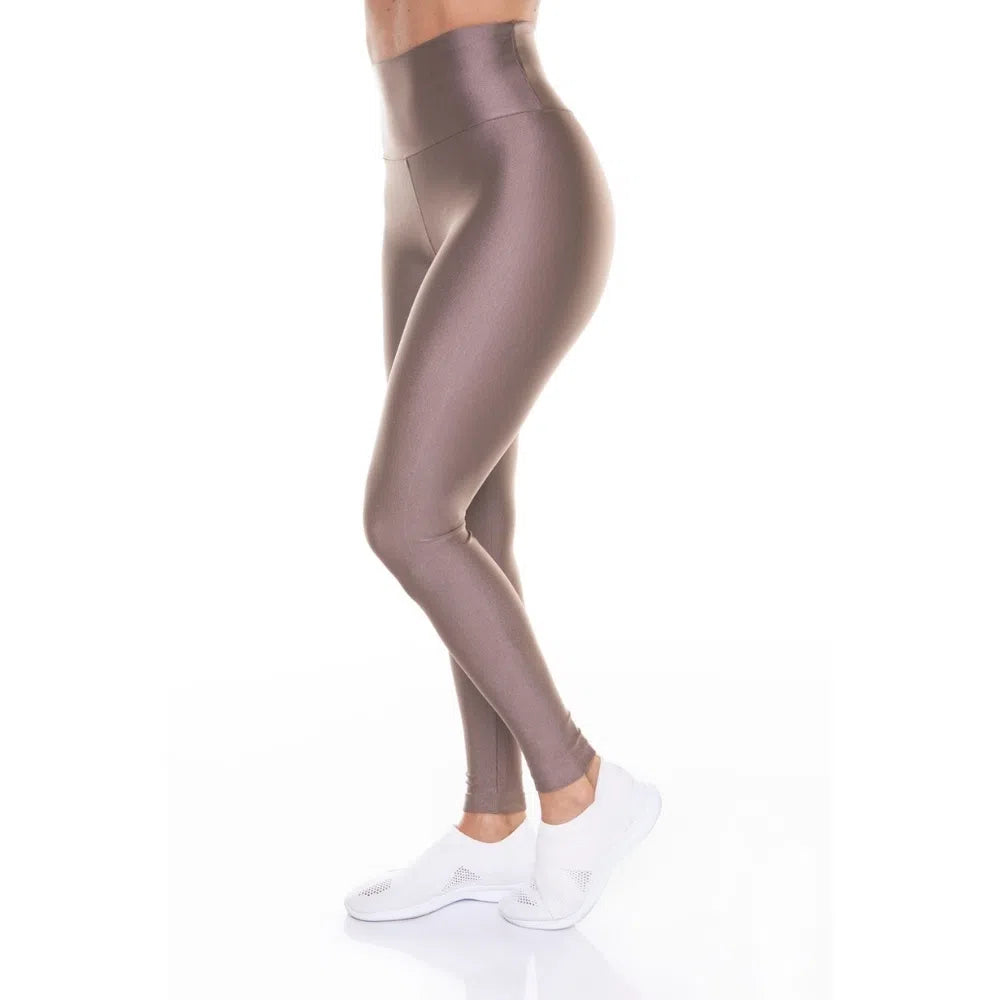 Shiny Legging - Brown