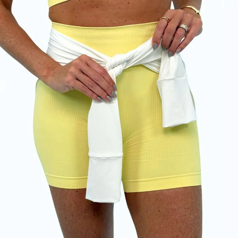 Cropped Wrap Top – Dual-Wear Design