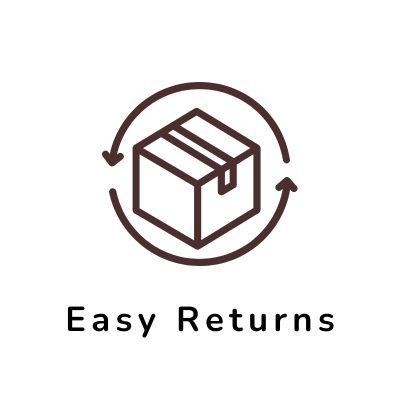 Easy returns icon with hassle-free return policy for women's workout clothes