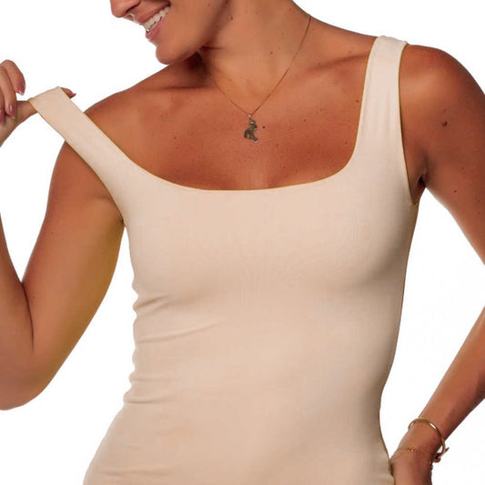Seamless Tank - Cappuccino